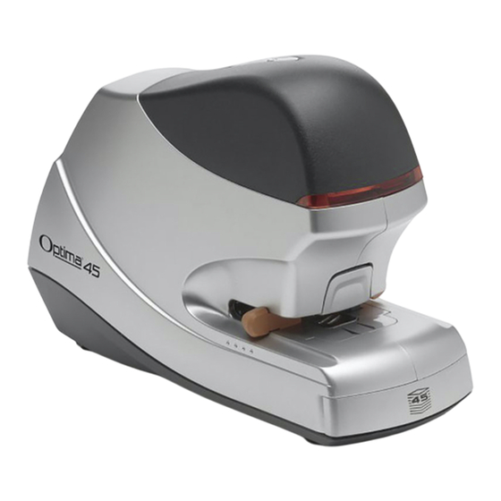 Rexel Optima 45 Bedienungsanleitung