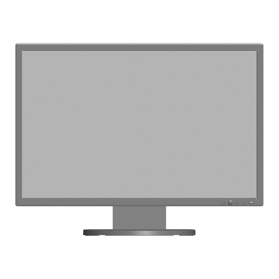 NEC MultiSync E222W Installationshandbuch