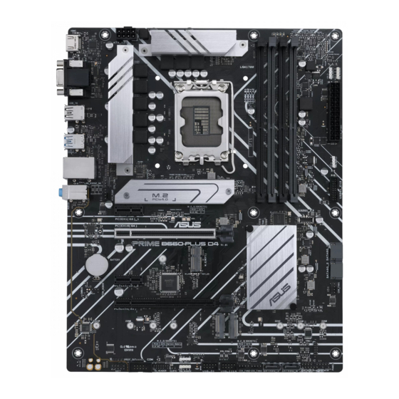 Asus PRIME B660-PLUS D4 Bedienungsanleitung