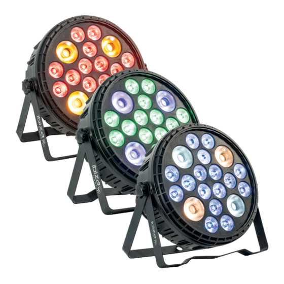 IBIZA LIGHT BIGPAR-16RGBW4A Bedienungsanleitung