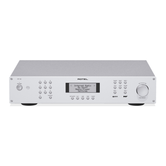 Rotel RT-12 Bedienungsanleitung