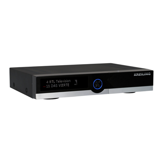 Kreiling KR 8600-S TWINPVR Bedienungsanleitung
