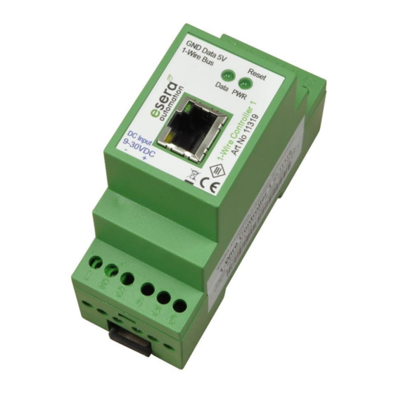 esera automation 11319 Bedienungsanleitung