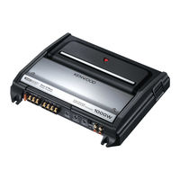 Kenwood KAC-8103D Bedienungsanleitung