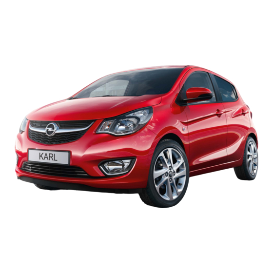 Opel KARL Betriebsanleitung