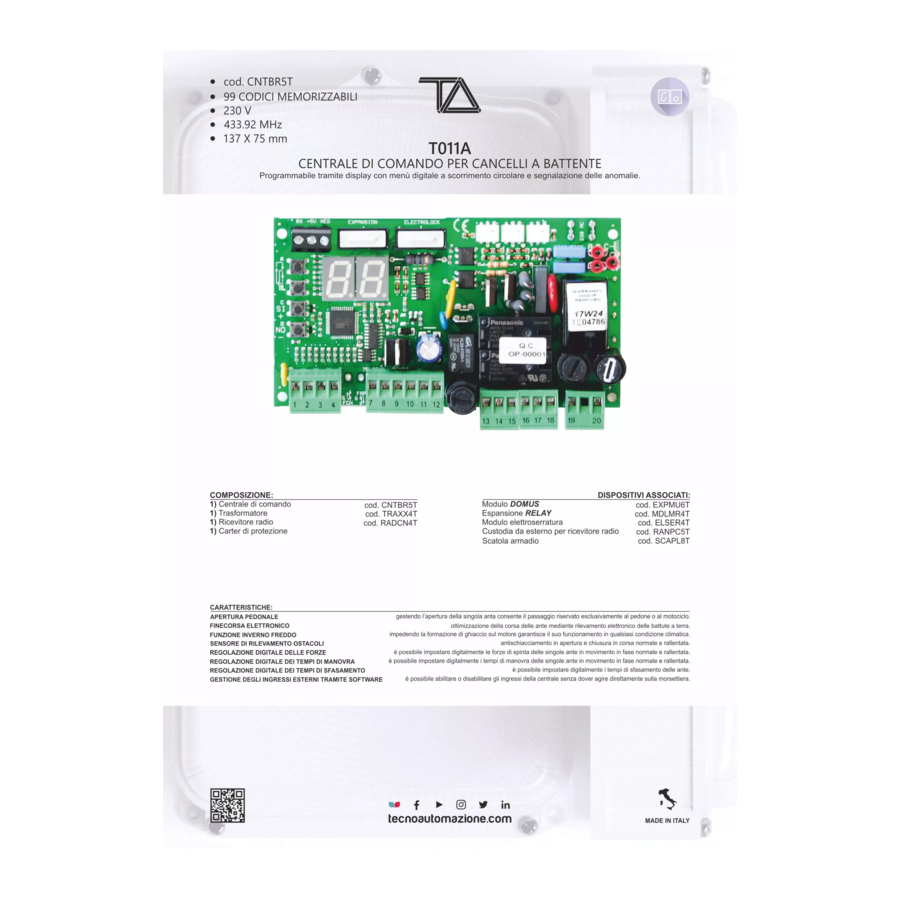 Aprimatic T3 Montageanleitung