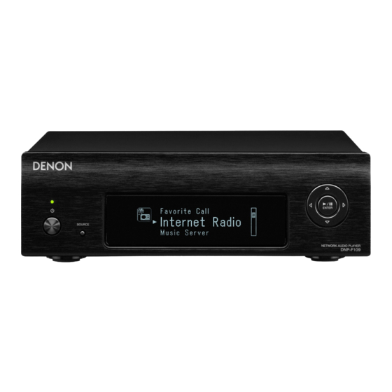 Denon DNP-F109 Bedienungsanleitung