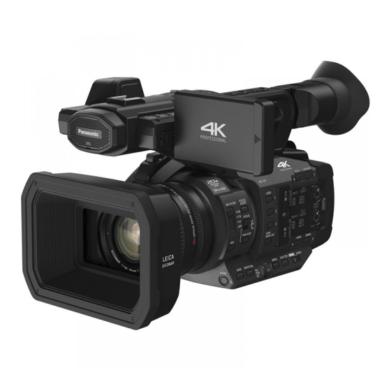 Panasonic HC-X1 Kurzbedienungsanleitung