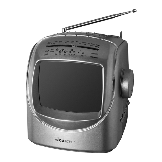 Clatronic TV 656 Bedienungsanleitung