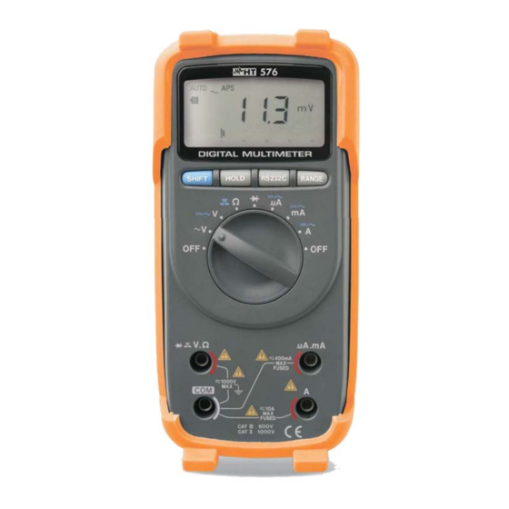HT Instruments HT576 Bedienungsanleitung