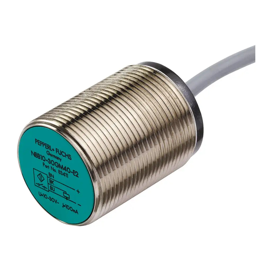 Pepperl+Fuchs NCB10-30GM40-N0-15M-OG Betriebsanleitung
