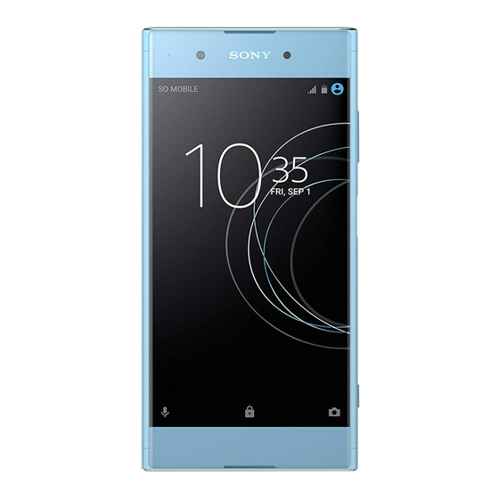 Sony Xperia XA1 Plus Bedienungsanleitung