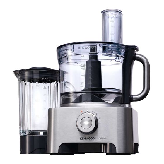 Kenwood FPM810 serie Bedienungsanleitungen