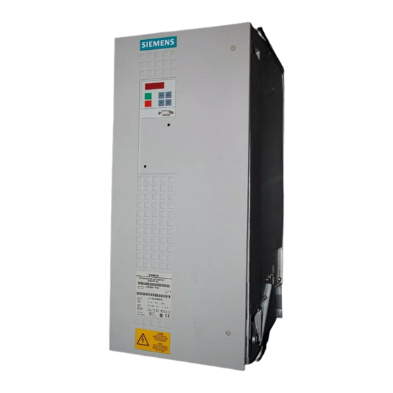 Siemens SIMOVERT Master Drives 6SE70 Betriebsanleitung