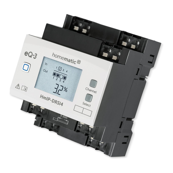 HomeMatic HmIP-K-DRSI4 Installations- Und Bedienungsanleitung