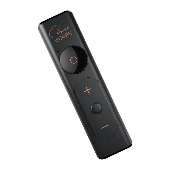 Creative Sound Blaster X1 Schnellstartanleitung