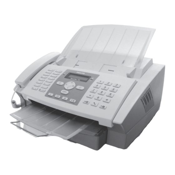 Philips Laserfax LPF 920 Bedienungsanleitung