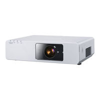 Panasonic PT-F100NTE Bedienungsanleitung