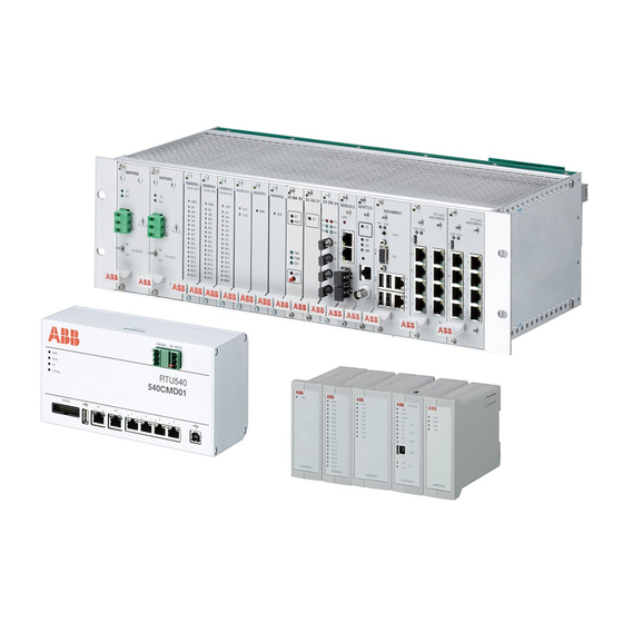 ABB RTU500 Series Bedienungsanleitung