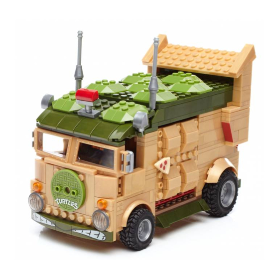 Mega Construx nickelodeon TEENAGE MUTANT NINJA TURTLES DPD81 Bedienungsanleitung