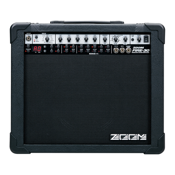 Zoom Fire-30 Bedienungsanleitung