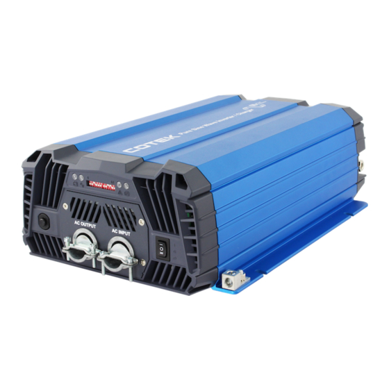 Cotek SC 1200 Bedienungsanleitung