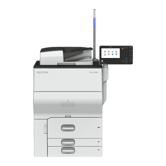 Ricoh Pro C5200s Bedienungsanleitung