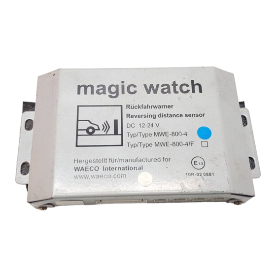 Waeco Magie-Watch Montageanleitung Und Bedienungsanleitung
