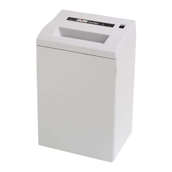 HSM Primo 2600 Handbücher