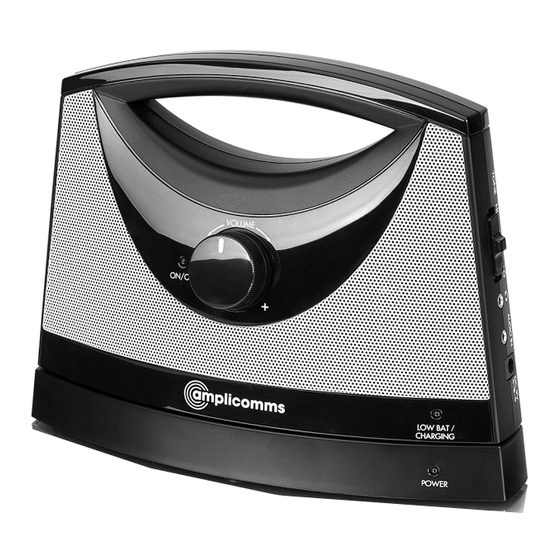 Amplicomms TV Sound-Box Bedienungsanleitung