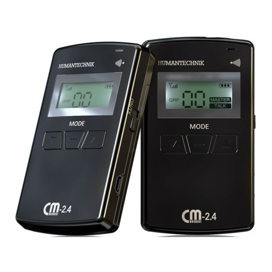 HumanTechnik Cm-2.4 Bedienungsanleitung