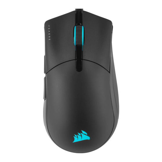 Corsair SABRE RGB PRO CHAMPION Serie Bedienungsanleitung