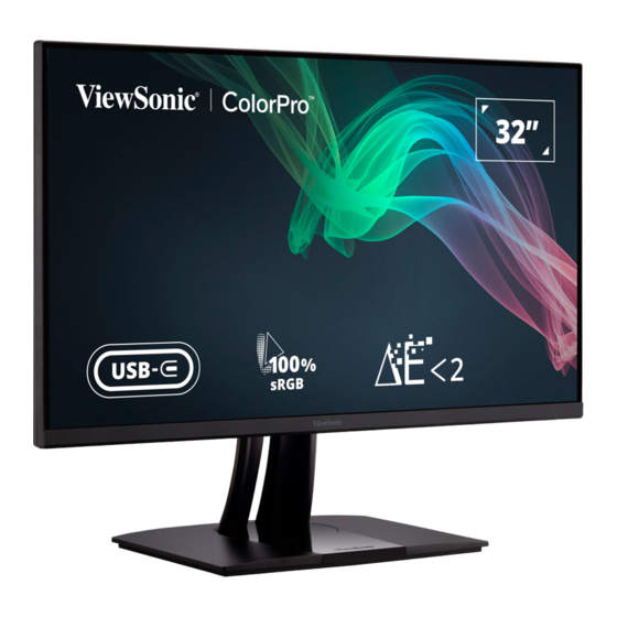 ViewSonic ColorPro VP3256-4K Bedienungsanleitung