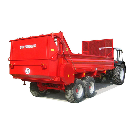 SIP Orion 80 T PRO Betriebsanleitung