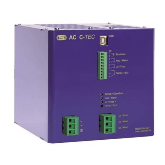 J. Schneider NCPA1430G01001 Gebrauchsanleitung