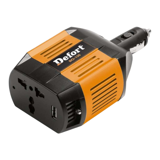 Defort DCI-150 Bedienungsanleitung