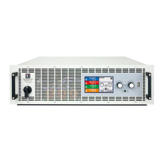 Elektro-Automatik ELR 9000 Betriebsanleitung