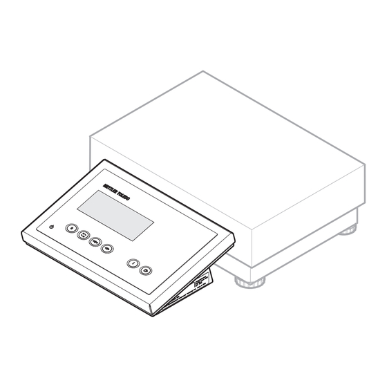 Mettler Toledo ICS466 serie Kurzanleitung
