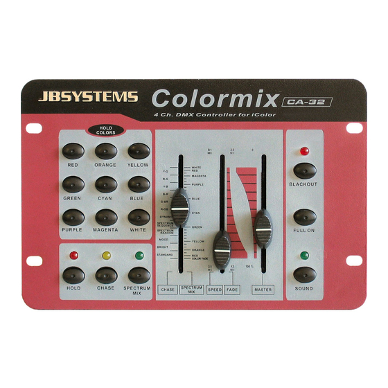 JB Systems CA-32 COLORMIX Bedienungsanleitung