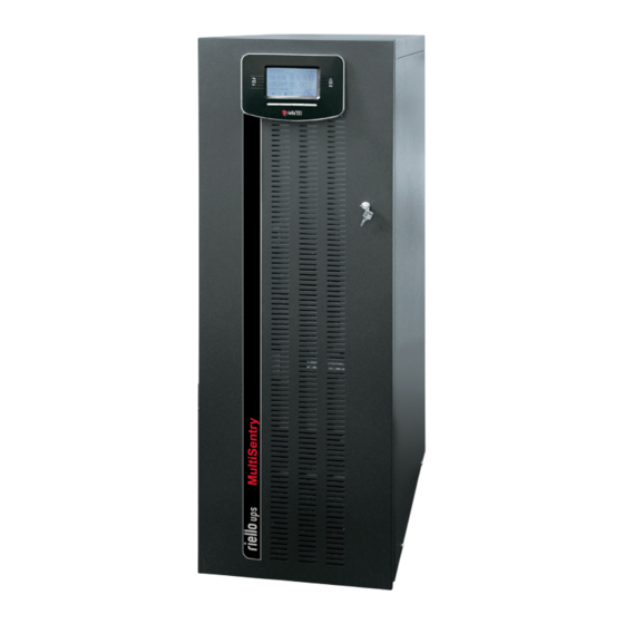 Riello UPS MULTI SENTRY series Installations- Und Bedienungsanleitung