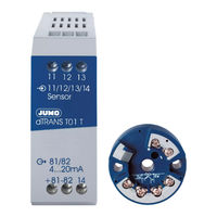 Jumo dTRANS T01 HART Betriebsanleitung