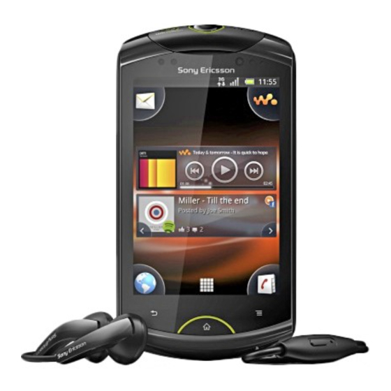 Sony Ericsson Live with Walkman Bedienungsanleitung