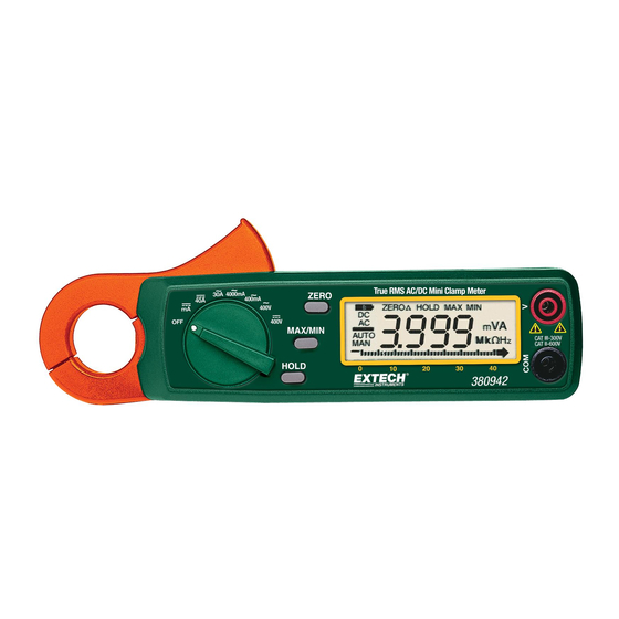Extech Instruments 380942 Benutzerhandbuch