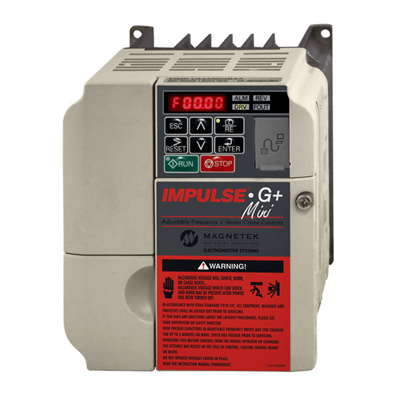 Magnetek IMPULSE G+ Mini Advanced Anleitung