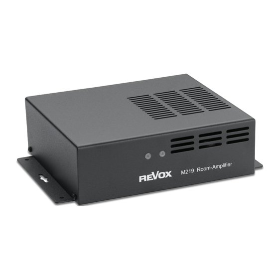 Revox M219 Handbuch