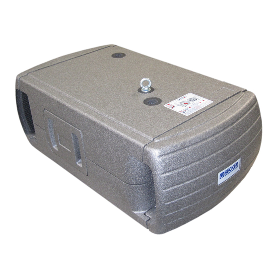 Becker SH 20 Zusatzanleitung