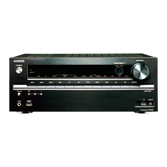 Onkyo HT-R993 Bedienungsanleitung