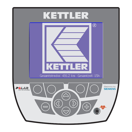 Kettler SE1 Bedienungsanleitung