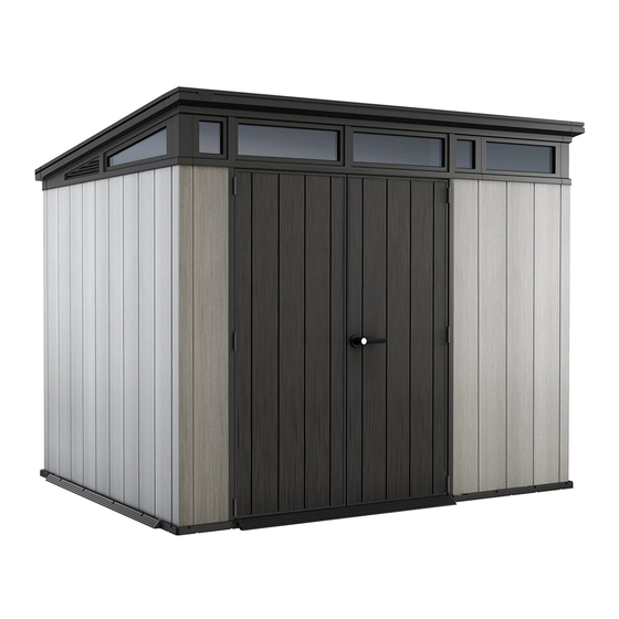 Keter Artisan 9x7 Gebrauchsanleitung
