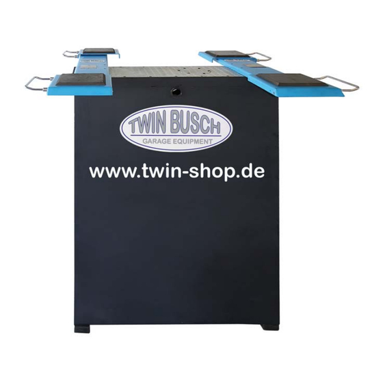Twin Busch TW 3500 A Installation, Bedienung Und Wartung